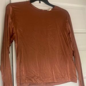 Satin long sleeve top originally from H&M size 6
